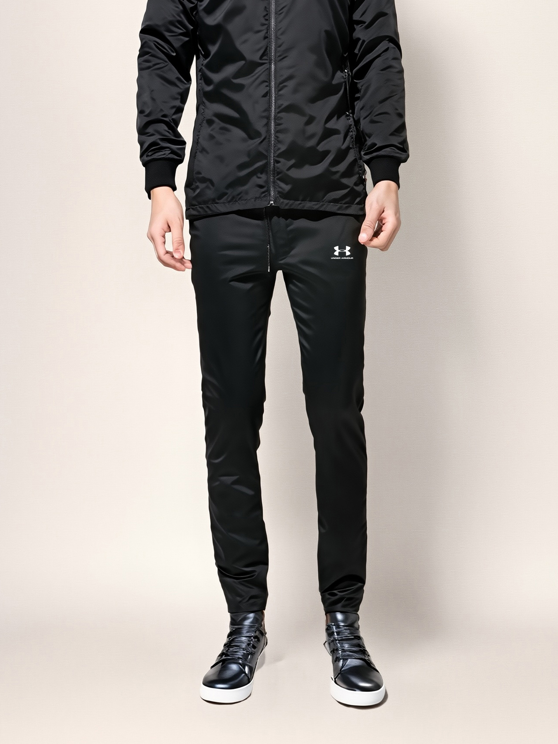 Under Armour Men’s Stretchable Lycra Training Trousers Black Colour - Image 4