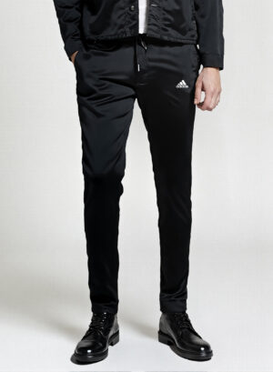 Adidas Men's Stretchable Lycra Training Trousers Black Colour